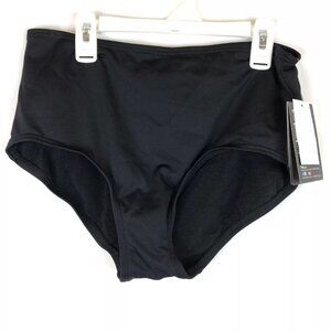 TYR, Women’s High Waisted Black Bikini Bottom, Size 12